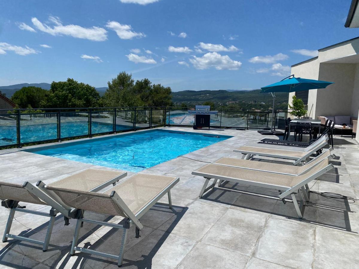 Villa Avec Vue Panoramique Sur Les Cevennes Saint Julien Les Rosiers Bagian luar foto